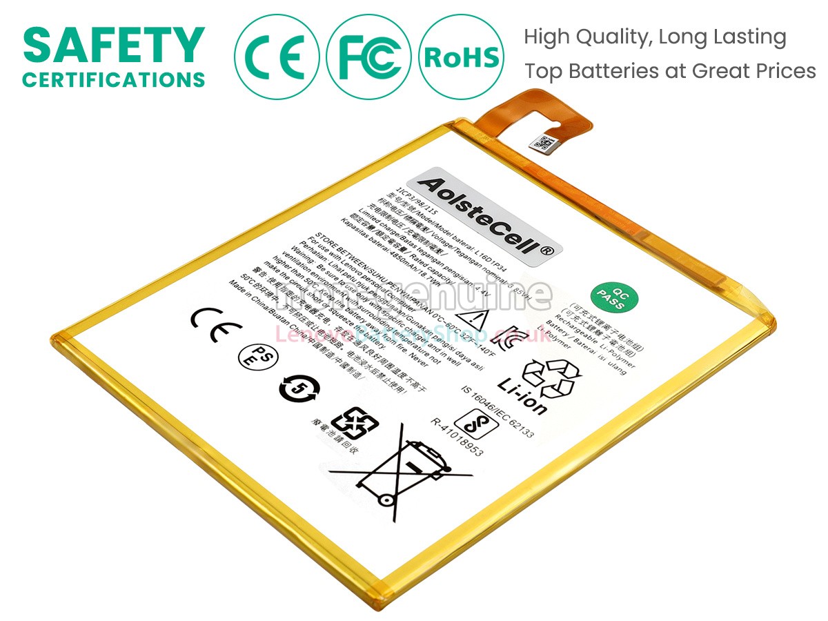 Replacement battery for Lenovo L16D1P34