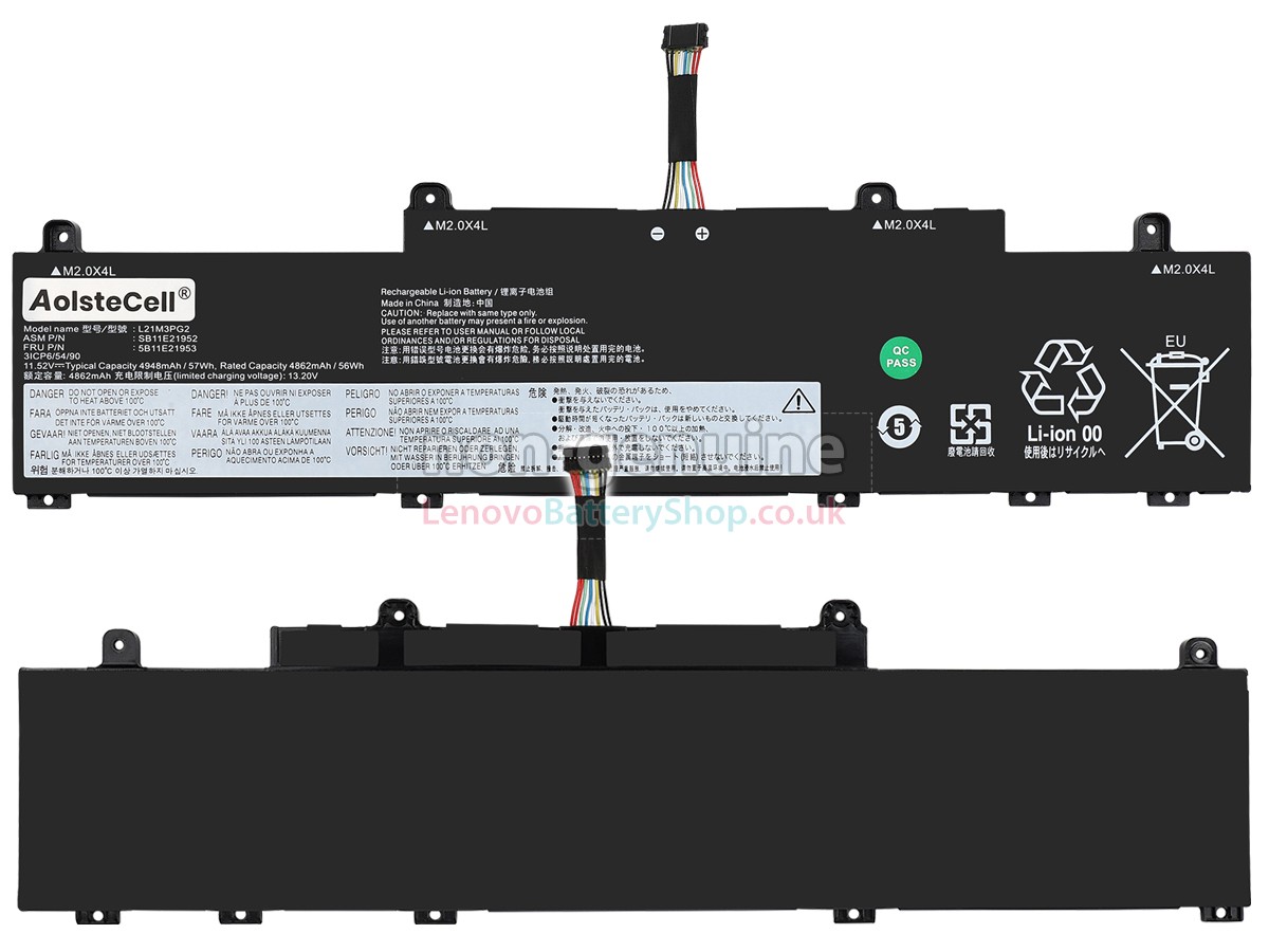 Replacement battery for Lenovo ThinkPad C14 GEN 1 Chromebook-21C90001BM