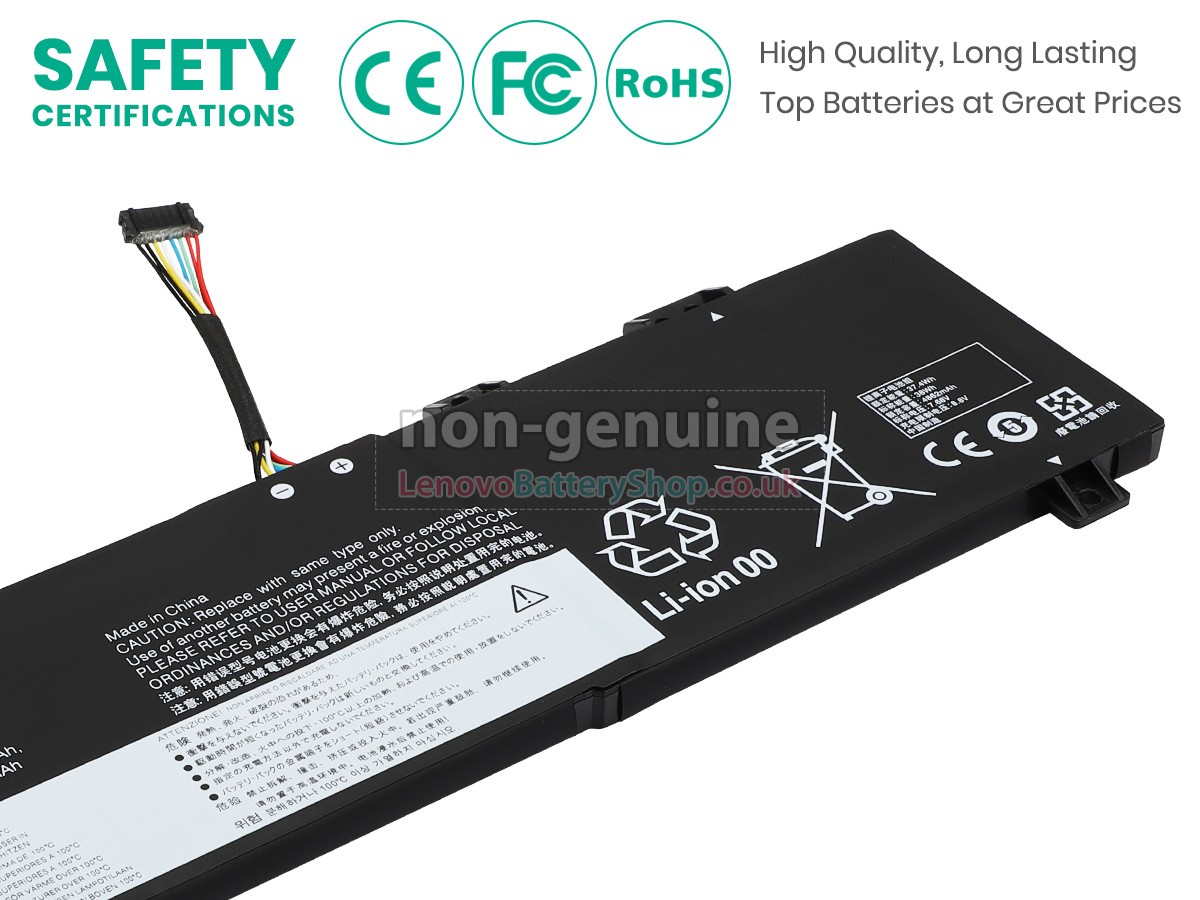 Replacement battery for Lenovo L22C2PG2