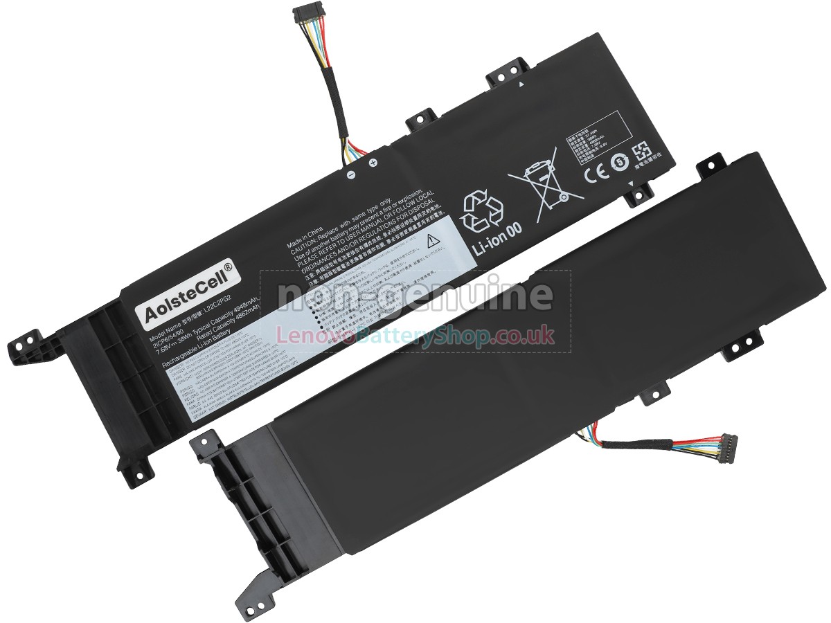 Replacement battery for Lenovo L22C2PG2
