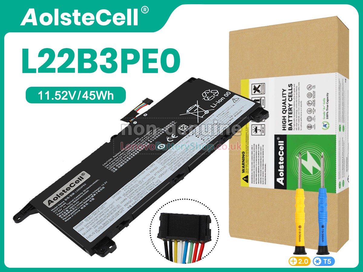 Replacement battery for Lenovo L22M3PE0