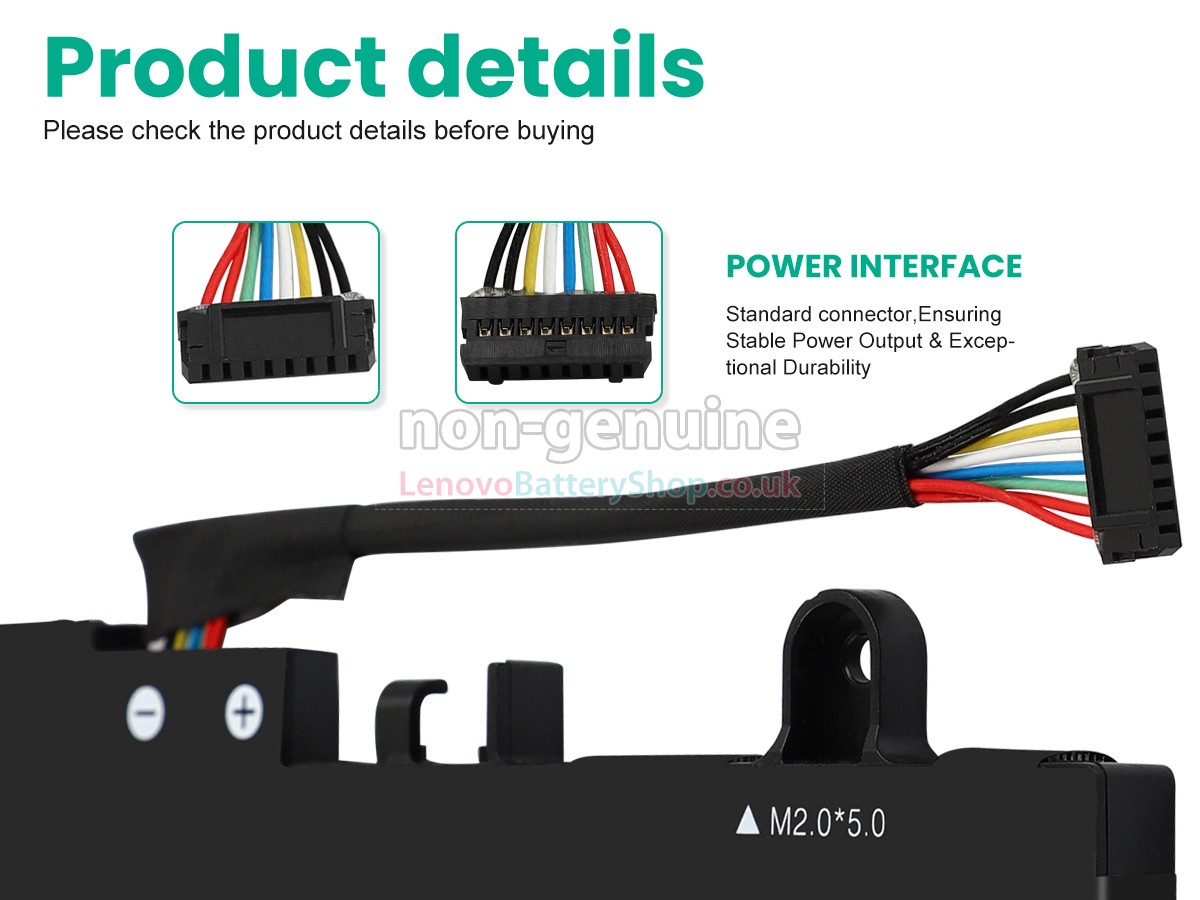 Replacement battery for Lenovo L22D3PG4