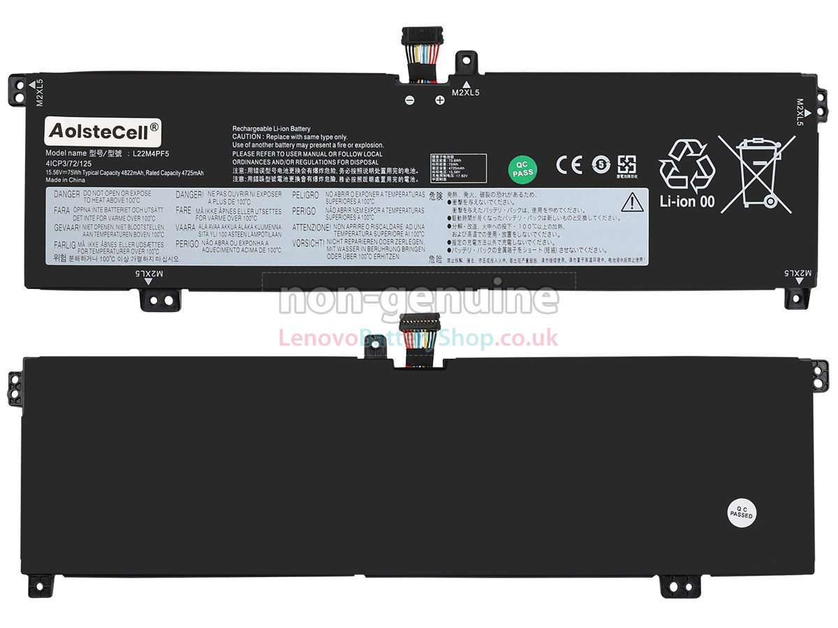 Replacement battery for Lenovo IdeaPad PRO 5 16IRH8-83AQ004BSC
