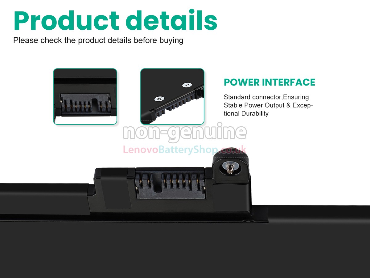 Replacement battery for Lenovo L22D3P78