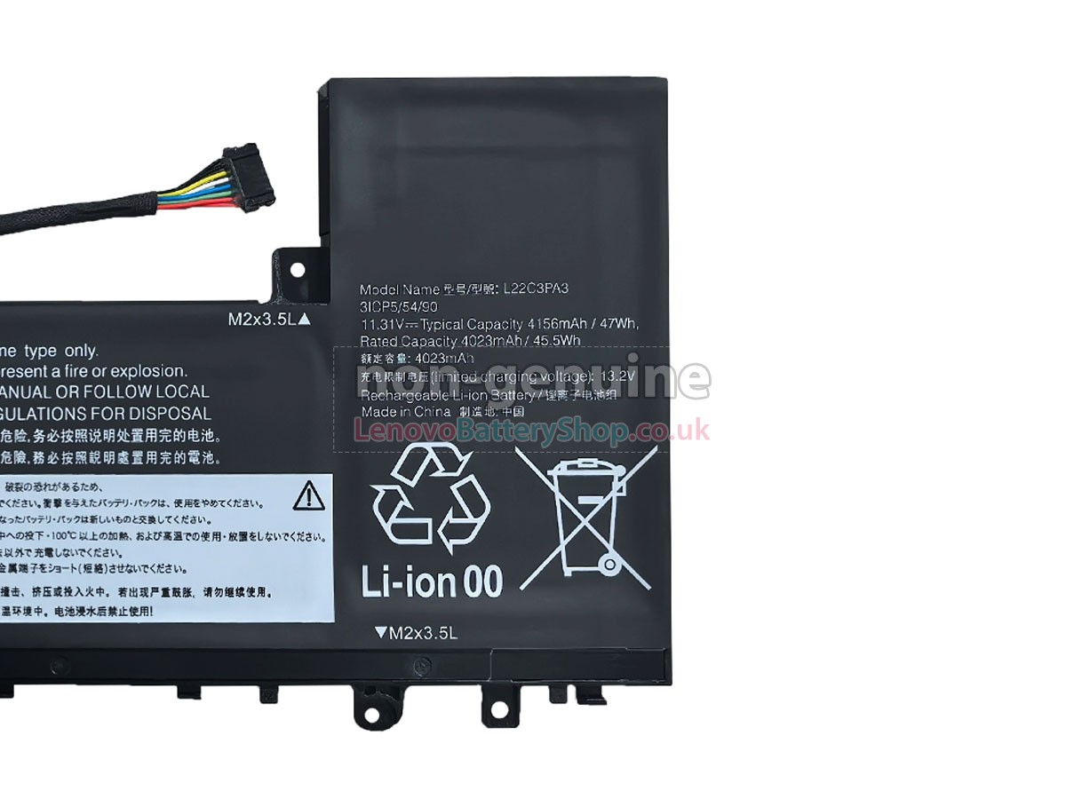 Replacement battery for Lenovo IdeaPad SLIM 5 16ABR8-82XG001KUK