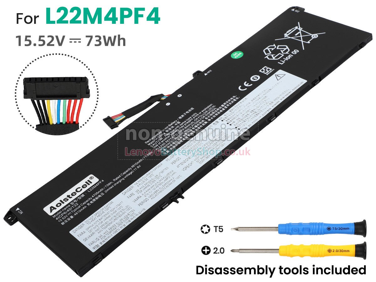 Replacement battery for Lenovo YOGA PRO 7 14AHP9-83E3003DRA