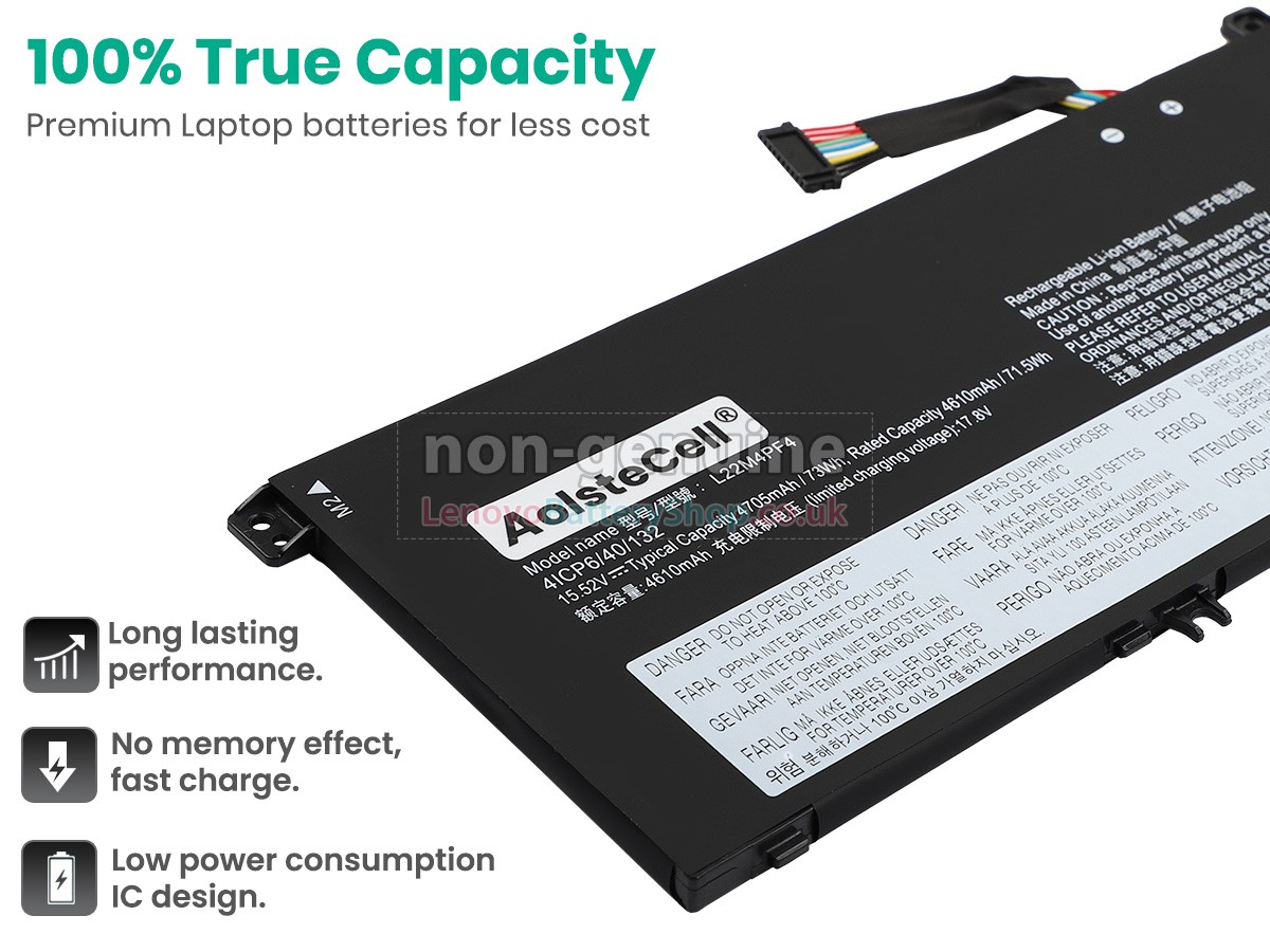 Replacement battery for Lenovo YOGA PRO 7 14AHP9-83E3003DRA