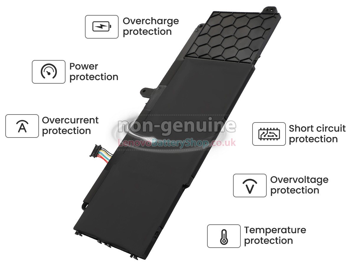 Replacement battery for Lenovo L22D3P76