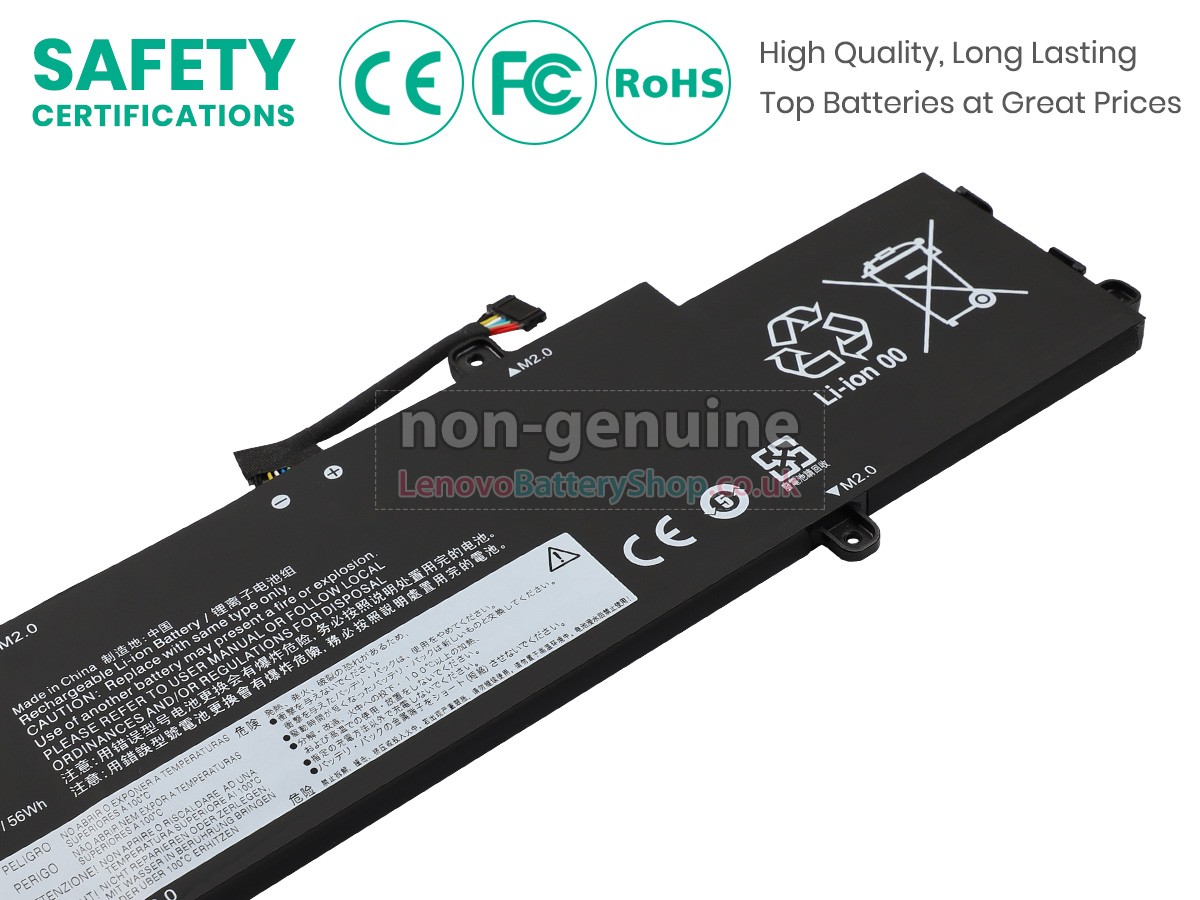 Replacement battery for Lenovo L22D3PG1