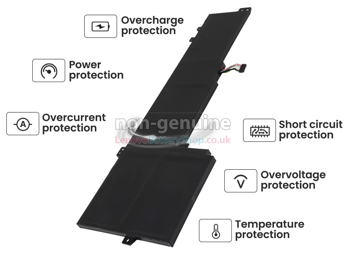 Replacement battery for Lenovo 5B11K39349