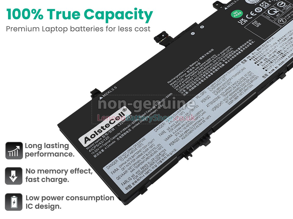Replacement battery for Lenovo YOGA SLIM 6 14APU8-82X3003HMX