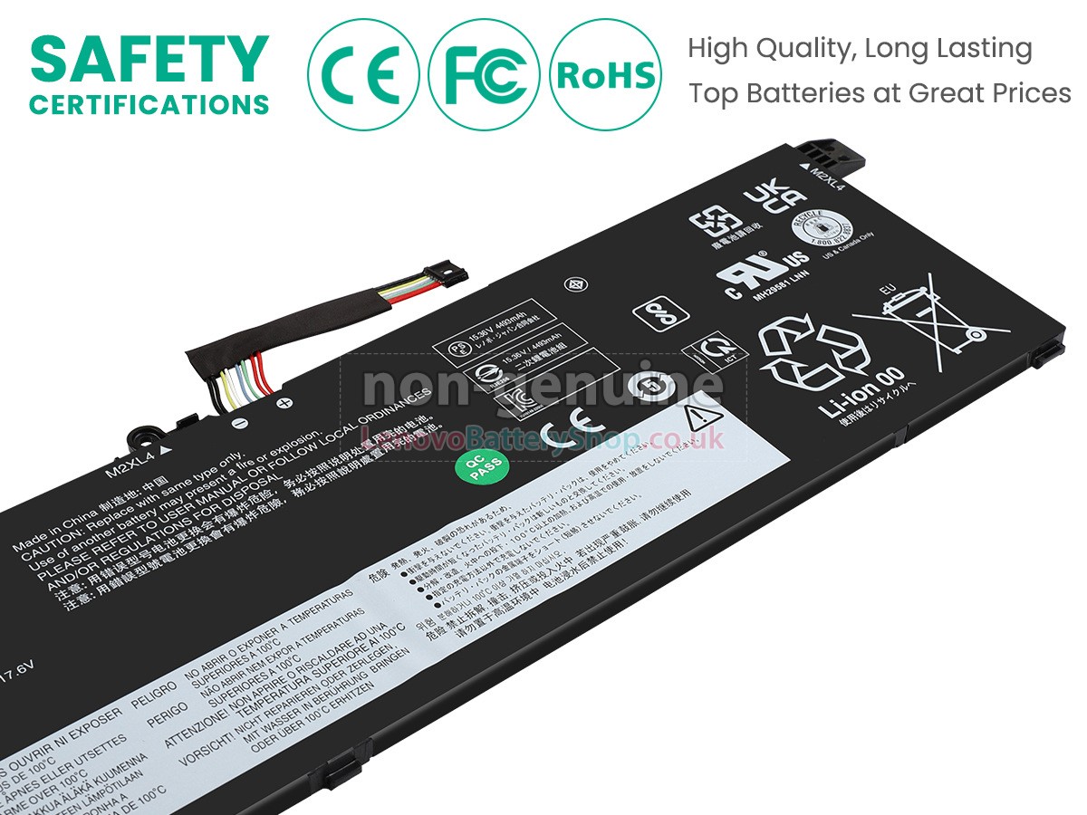 Replacement battery for Lenovo L22C4PG3