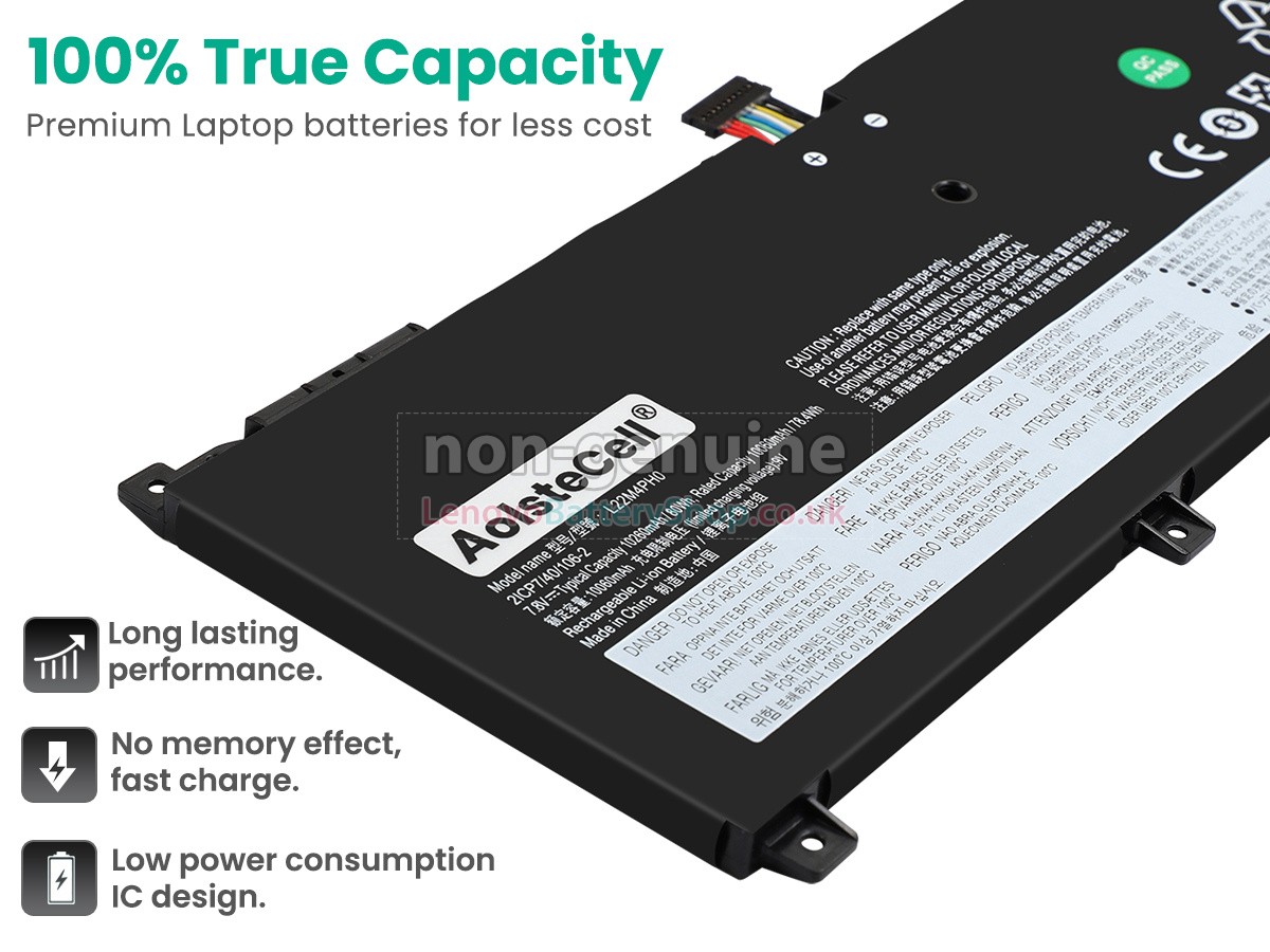 Replacement battery for Lenovo YOGA BOOK 9 13IRU8-82YQ001SUK