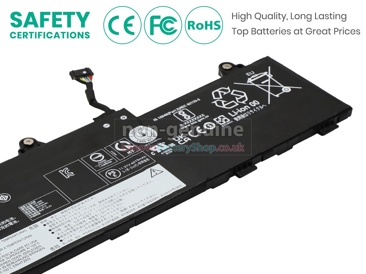 Replacement battery for Lenovo 5B11H56394
